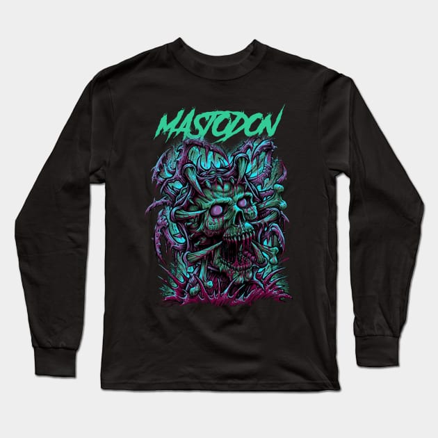 MASTODON BAND Long Sleeve T-Shirt by Angelic Cyberpunk